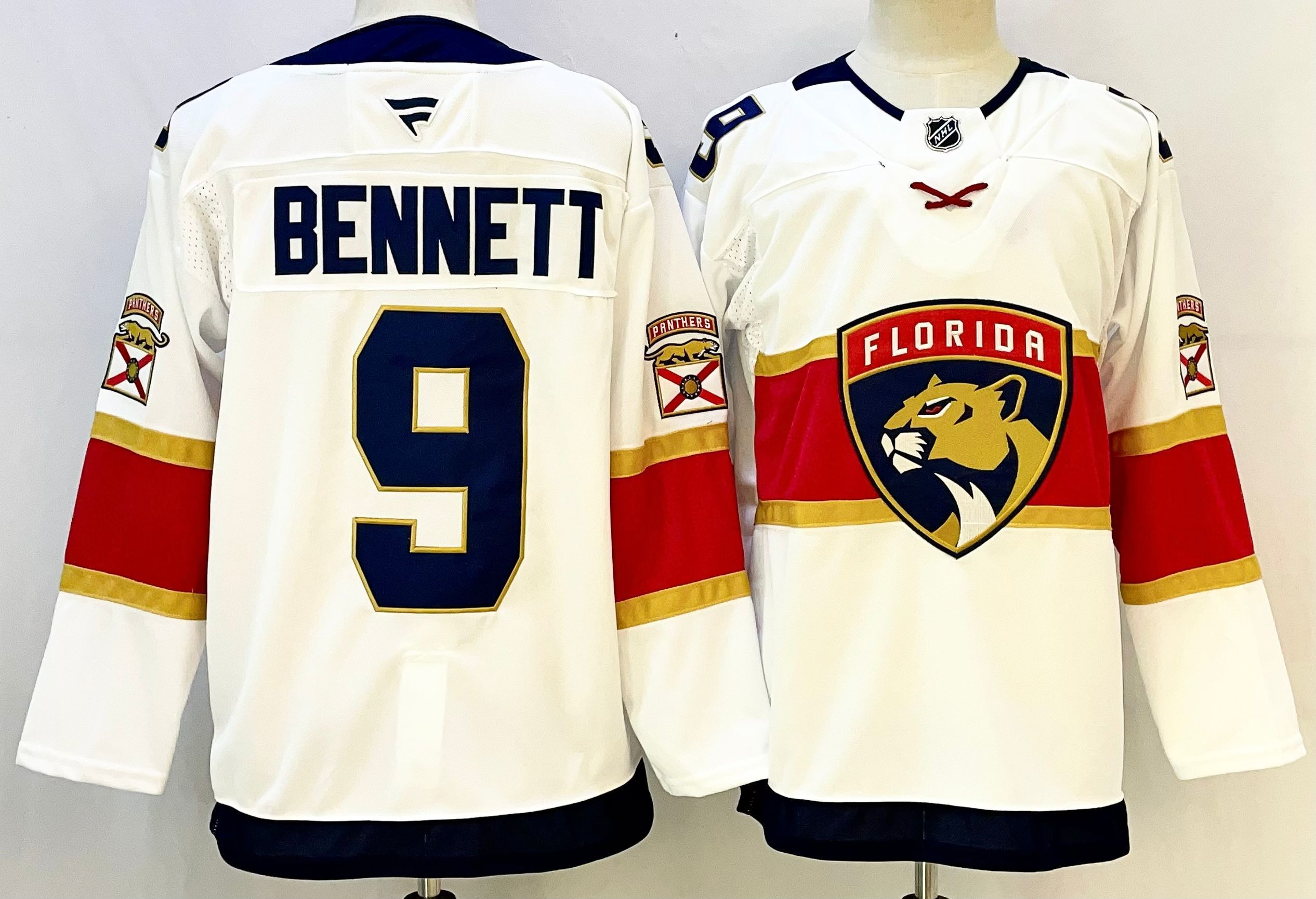 Men Florida Panthers #9 Bennett White 2026 Adidias NHL Jersey style 001->florida panthers->NHL Jersey